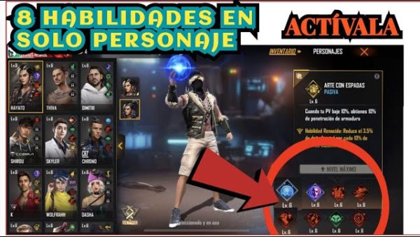donde practicar habilidades en free fire 1