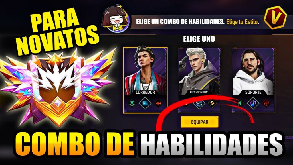 ideas para loadouts para novatos en free fire